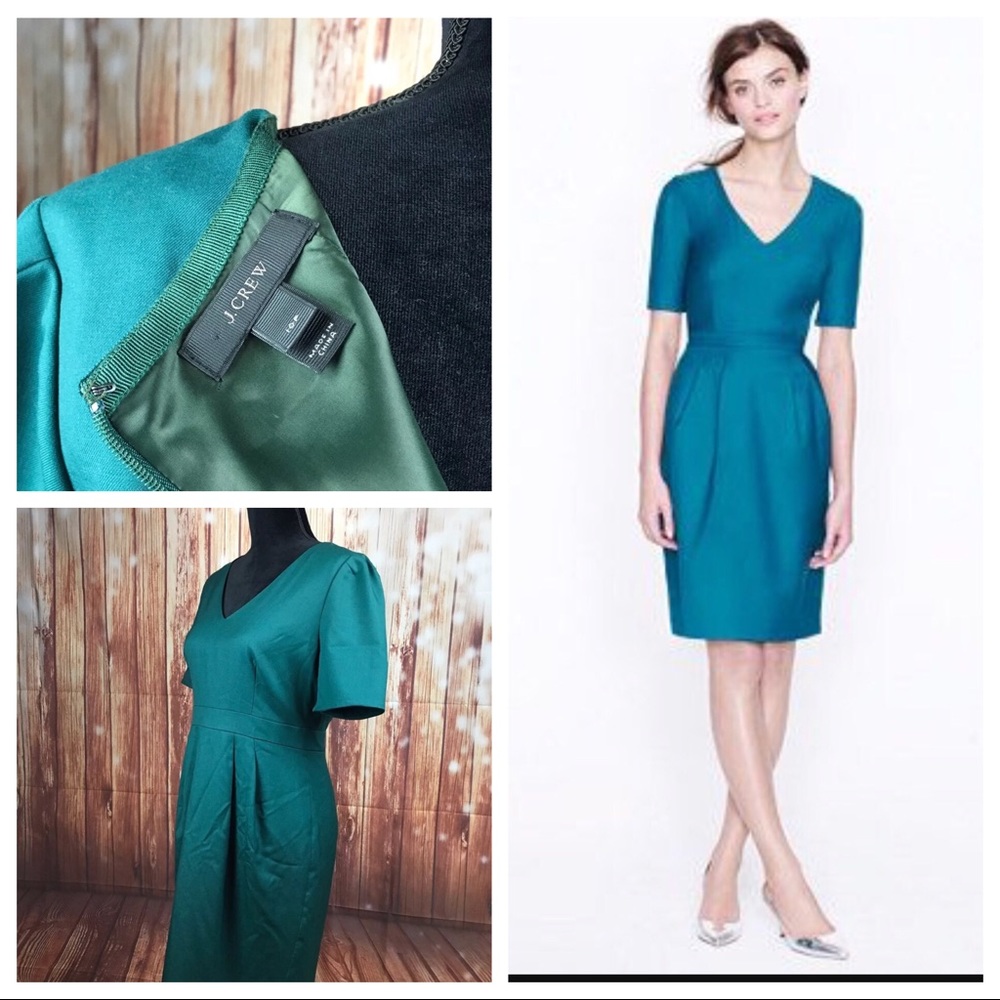 J. Crew size 10P meme in landscape Wool dress